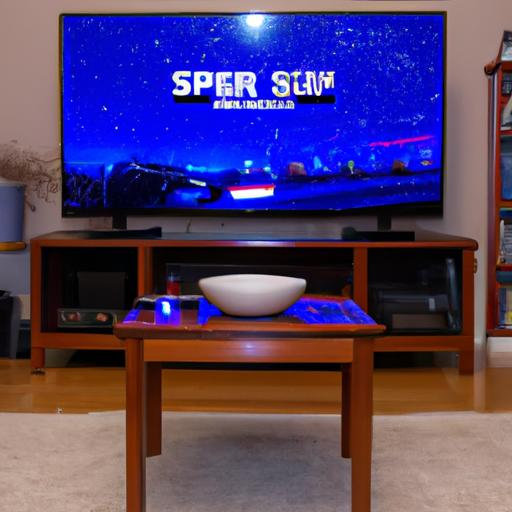 Immersive Super Bowl viewing experience on PS5, transforming your living room into a stadium.